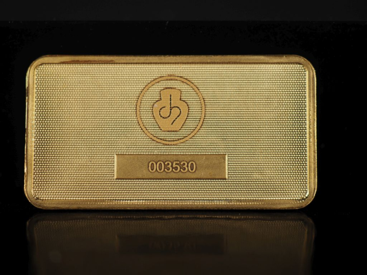 Lingotin en or. Numéroté 003530. Poids. 5 g FRAIS ACHETEURS 10%HT.