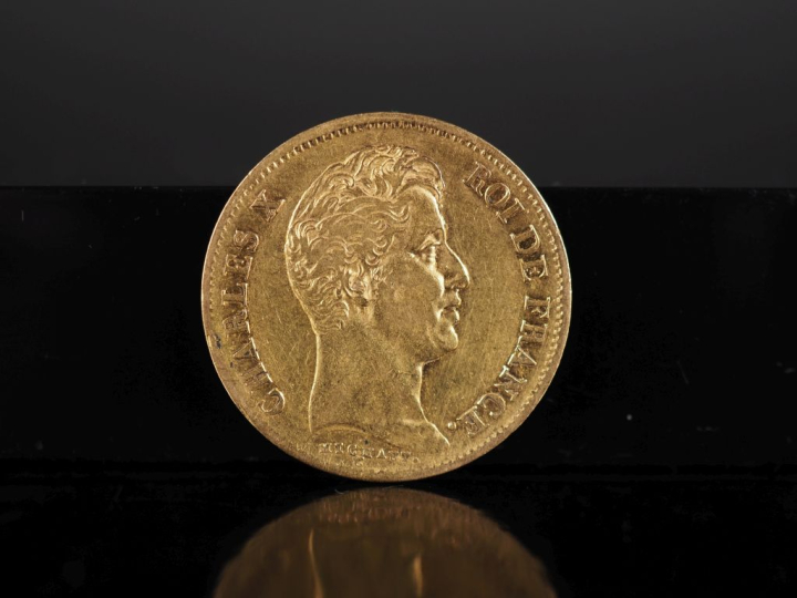 Pièce de 40 Francs or, Charles X, Roi de France, 1830-A. FRAIS ACHETEU