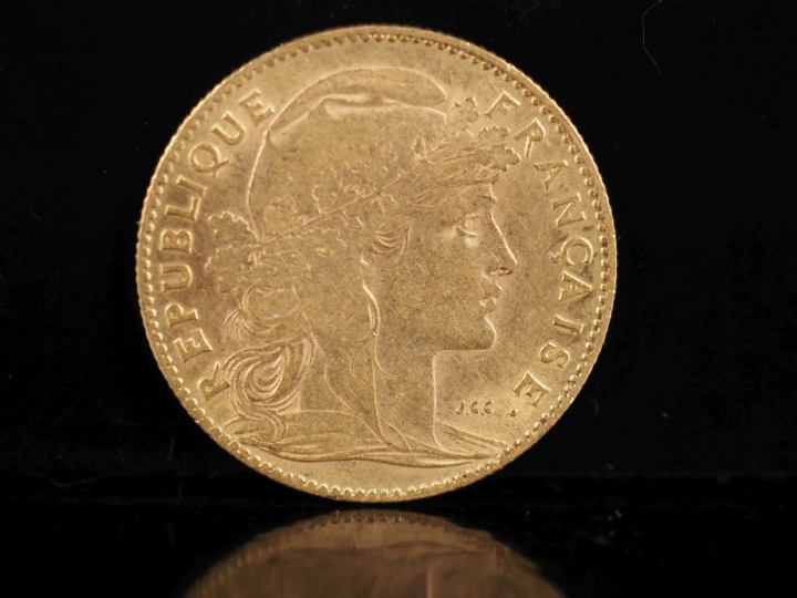 Pièce de 10 Francs or, République Française, 1906.  FRAIS ACHETEURS 10