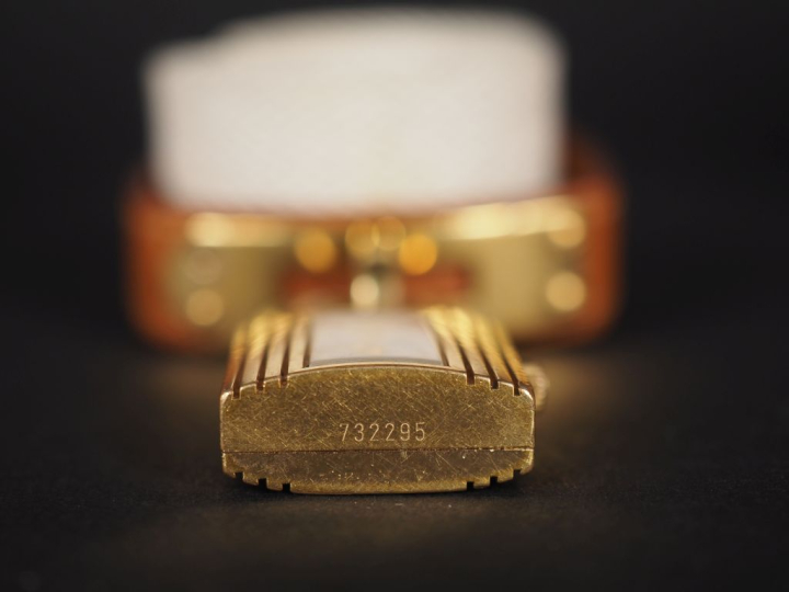 HERMES, Paris Numéro 732295 Montre bracelet de dame, modèle "Kelly". B
