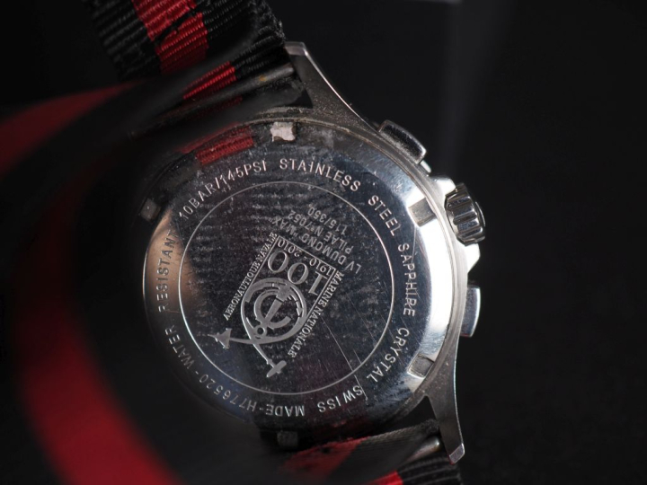 HAMILTON, Khaki E.T.O Ref. H77652338 Numéro 115/350 Montre bracelet, b