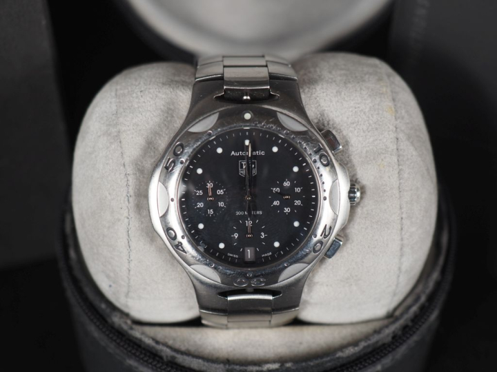 TAG HEUER, Kirium  Ref. CL2110 Numero PC 1732 Montre en acier.  Boitie
