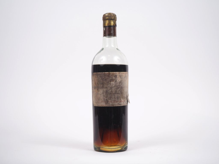 1 BOUTEILLE CHÂTEAU D'YQUEM 1er CCS SAUTERNES - 1924 - VIDANGE/EA/ETS/