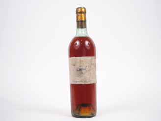 Vente aux enchères 1 BOUTEILLE CHÂTEAU COUTET 1er CC SAUTERNES - 1943 - HEP/CHÂTEAU ET MI