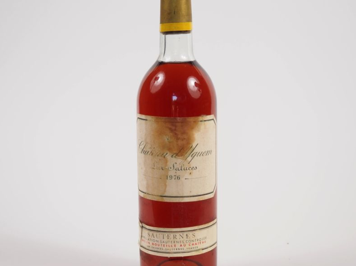1 BOUTEILLE CHÂTEAU D'YQUEM 1er CCS SAUTERNES - 1976 - LB/ET 