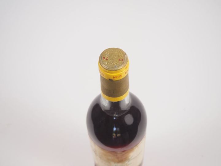 1 BOUTEILLE CHÂTEAU D'YQUEM 1er CCS SAUTERNES - 1976 - LB/ET 
