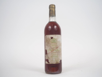 Vente aux enchères 1 BOUTEILLE CHÂTEAU RAYNE VIGNEAU 1er CC SAUTERNES - 1986 - BG/ETA 