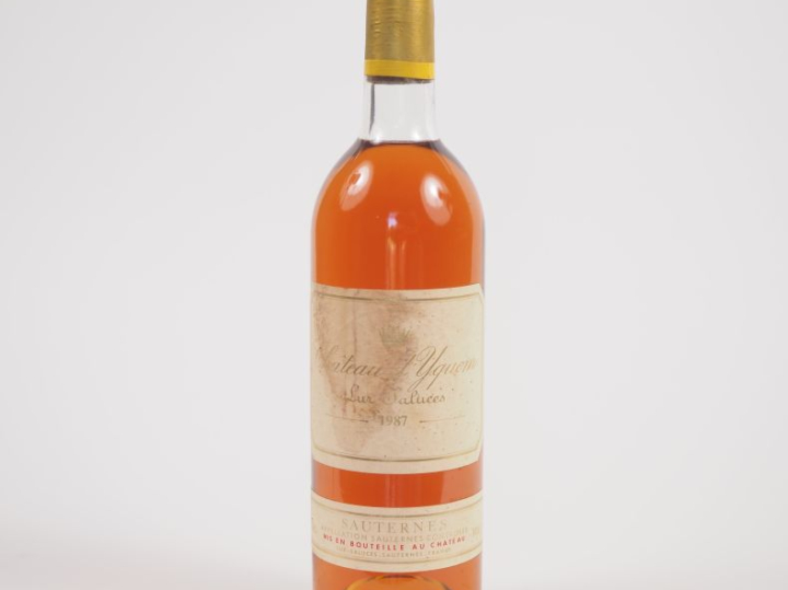 1 BOUTEILLE CHÂTEAU D'YQUEM 1er CCS SAUTERNES - 1987 - LB/ELT 