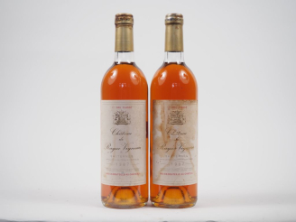 Vente aux enchères 2 BOUTEILLES CHÂTEAU RAYNE VIGNEAU 1er CC SAUTERNES - 1987 - BG/1 ELT/