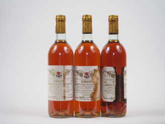 Vente aux enchères 3 BOUTEILLES DOMAINE DE LA GAUCHE CRÈME DE TÊTE "LIBERTÉ, ÉGLITÉ,FRATE