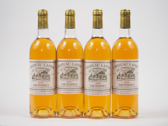 Vente aux enchères 4 BOUTEILLES CHÂTEAU LAFON SAUTERNES - 1995 - BG