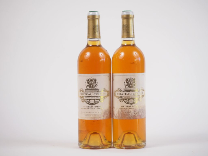 2 BOUTEILLES CHÂTEAU COUTET 1er CC SAUTERNES - 2002 - ET
