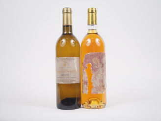 Vente aux enchères 2 BOUTEILLES : 1 CHÂTEAU DE CHANTEGRIVES "CUVÉE CAROLINE" GRAVES 1991/