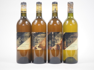 Vente aux enchères 4 BOUTEILLES CHÂTEAU LATOUR MARTILLAC GCC GRAVES : 3 DE 1990 BG/EA/CAP