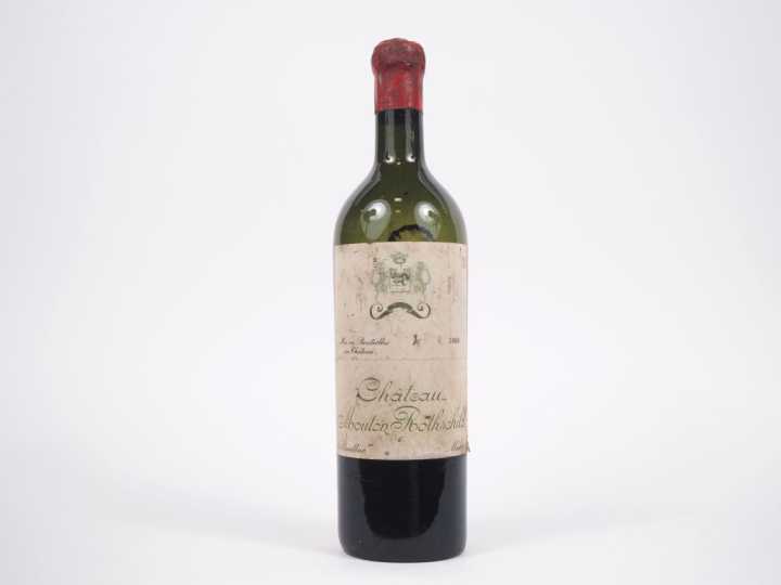 1 BOUTEILLE CHÂTEAU MOUTON ROTHSCHILD 1er GCC PAUILLAC - 1898 (?) - TR
