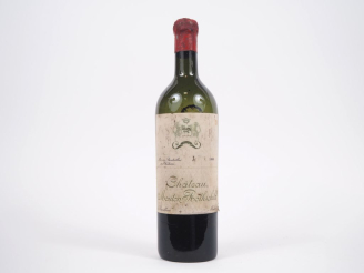 Vente aux enchères 1 BOUTEILLE CHÂTEAU MOUTON ROTHSCHILD 1er GCC PAUILLAC - 1898 (?) - TR
