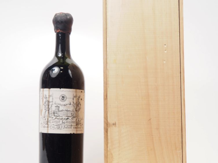 1 MAGNUM CHÂTEAU LAGRANGE GCC ST JULIEN - 1925 - HEP/ET/CAPS CIRE ABIM