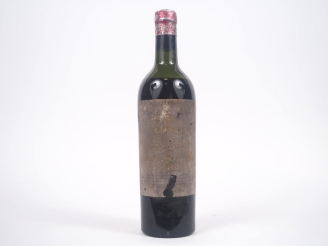 Vente aux enchères 1 BOUTEILLE CHÂTEAU MOUTON ROTHSCHILD 1er GCC PAUILLAC - 1937 - BEP+/E