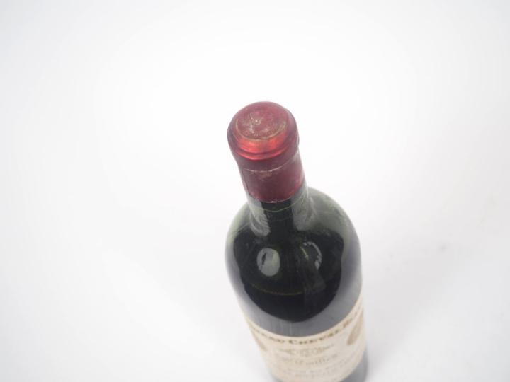 1 BOUTEILLE CHÂTEAU CHEVAL BLANC 1er GCC ST ÉMILION - 1954 - VIDANGE/E