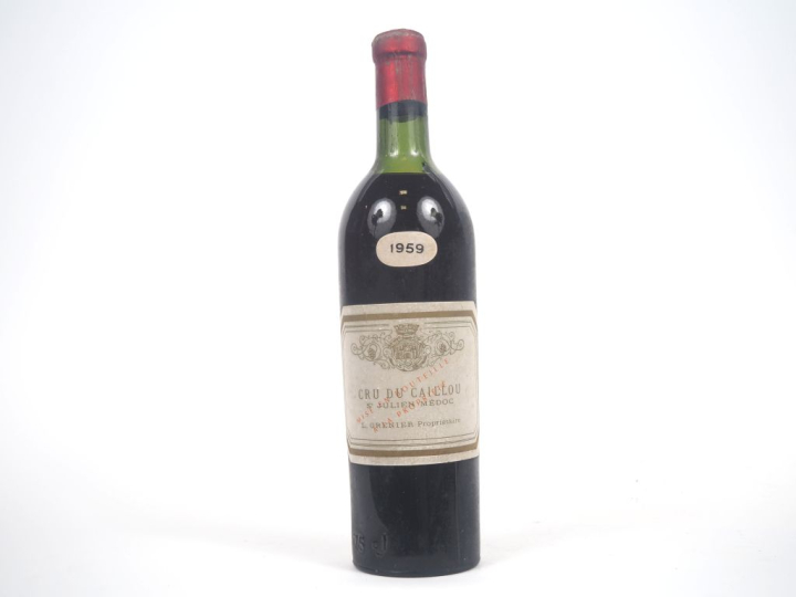 1 BOUTEILLE CRU DU CAILLOU ST JULIEN MÉDOC - 1959 - LB-HEP 