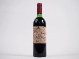 Vente aux enchères 1 BOUTEILLE CHÂTEAU LATOUR 1er GCC PAUILLAC - 1977 - LB/ETT