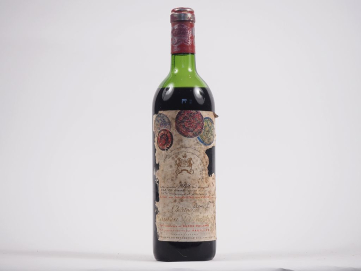 1 BOUTEILLE CHÂTEAU MOUTON ROTHSCHILD 1er GCC PAUILLAC - 1978 - BEP/ES
