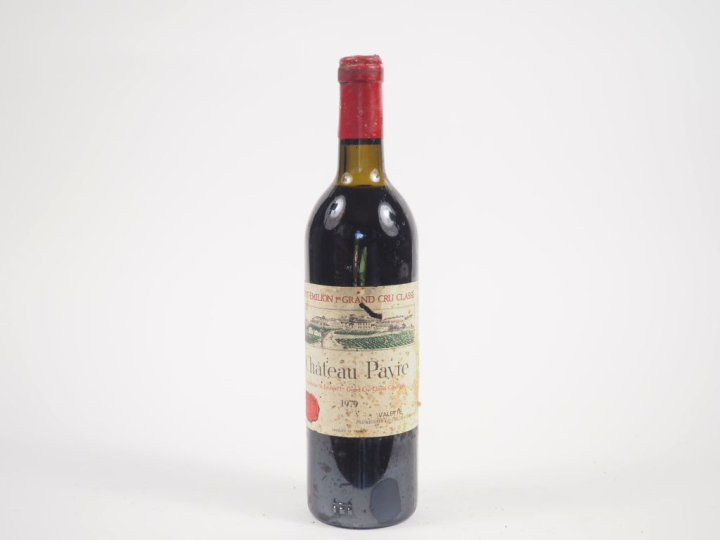 1 BOUTEILLE CHÂTEAU PAVIE 1er GCC ST ÉMILION - 1979 - LB/ETT