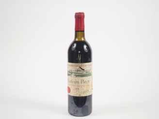 Vente aux enchères 1 BOUTEILLE CHÂTEAU PAVIE 1er GCC ST ÉMILION - 1979 - LB/ETT
