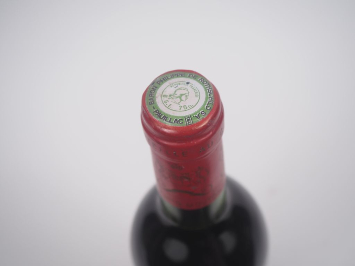 1 BOUTEILLE CHÂTEAU MOUTON ROTHSCHILD 1er GCC PAUILLAC - 1981 - BG/ELS