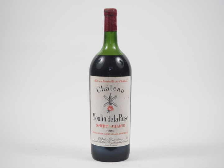 1 MAGNUM CHÂTEAU MOULIN DE LA ROSE ST JULIEN - 1982 - HEP/ELS 