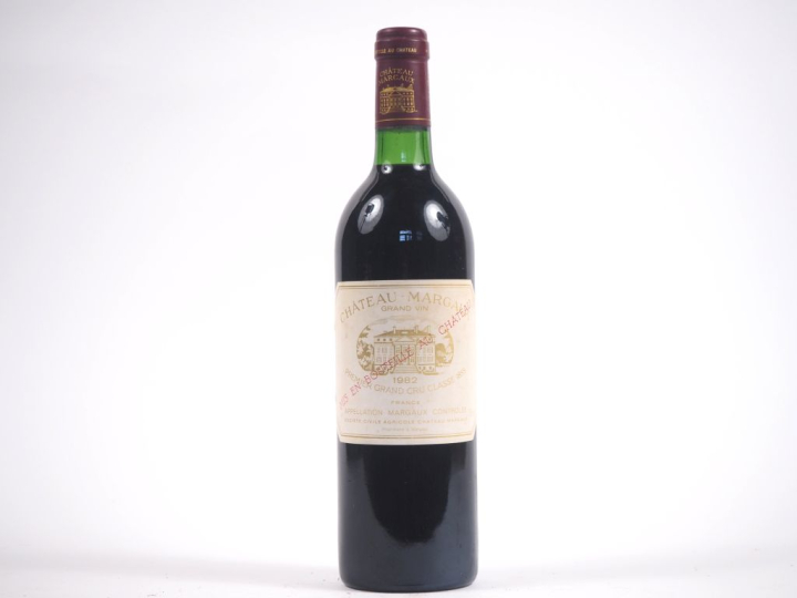 1 BOUTEILLE CHÂTEAU MARGAUX 1er GCC MARGAUX - 1982 - ETLS 