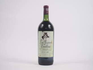 Vente aux enchères 1 MAGNUM CHÂTEAU LA ROSE PAUILLAC - 1983 - LB/EA 