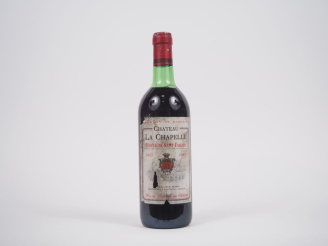Vente aux enchères 1 BOUTEILLE CHÂTEAU LA CHAPELLE MONTAGNE ST ÉMILION - 1983 - LB/EA