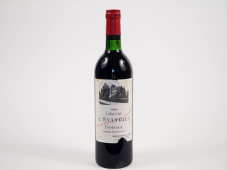 Vente aux enchères 1 BOUTEILLE CHÂTEAU L'ÉVANGILE POMEROL - 1984 - BG/EA