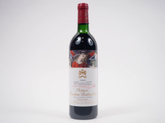 Vente aux enchères 1 BOUTEILLE CHÂTEAU MOUTON ROTHSCHILD 1er GCC PAUILLAC - 1985 - BG-LB 