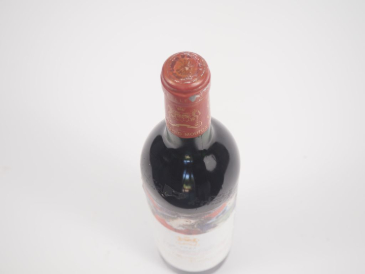 1 BOUTEILLE CHÂTEAU MOUTON ROTHSCHILD 1er GCC PAUILLAC - 1985 - LB/ÉTI