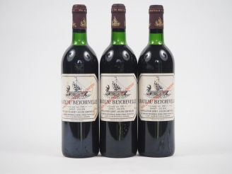 Vente aux enchères 3 BOUTEILLES CHÂTEAU BEYCHEVELLE GCC ST JULIEN - 1985 - LB/2 ELT 