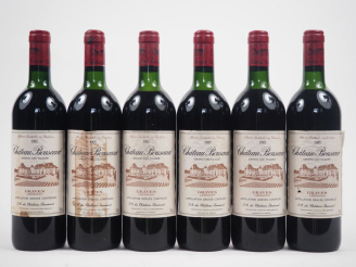 Vente aux enchères 6 BOUTEILLES CHÂTEAU BOUSCAUT GCC GRAVES - 1985 - 5 LB/1 HEP/2 ETT
