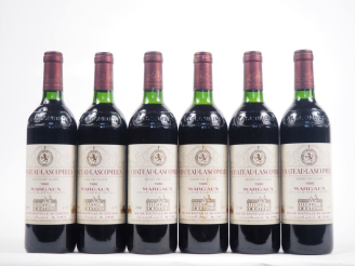 Vente aux enchères 6 BOUTEILLES CHÂTEAU LASCOMBES GCC MARGAUX - 1986 - 4 BG/2 LB