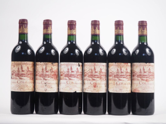 Vente aux enchères 6 BOUTEILLES COS D'ESTOURNEL GCC ST ESTÈPHE - 1986 - ETT