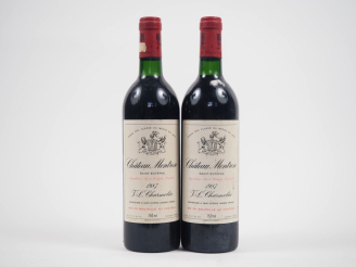 Vente aux enchères 2 BOUTEILLES CHÂTEAU MONTROSE GCC ST ESTÈPHE - 1987 - BG/ELS 