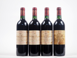 Vente aux enchères 4 BOUTEILLE CHÂTEAU BRANAIRE GCC ST JULIEN - 1987 - 1 ETT/3 ET 