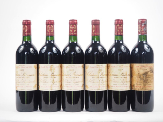 Vente aux enchères 6 BOUTEILLES CHÂTEAU BRANAIRE GCC ST JULIEN - 1987 - BG/1 ETA/5 ET/1 C
