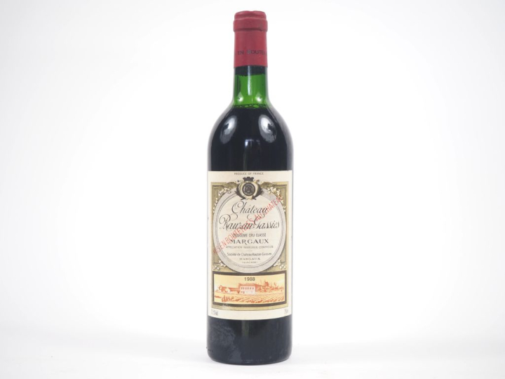1 BOUTEILLE CHÂTEAU RAUZAN GASSIES GCC MARGAUX - 1988 - LB