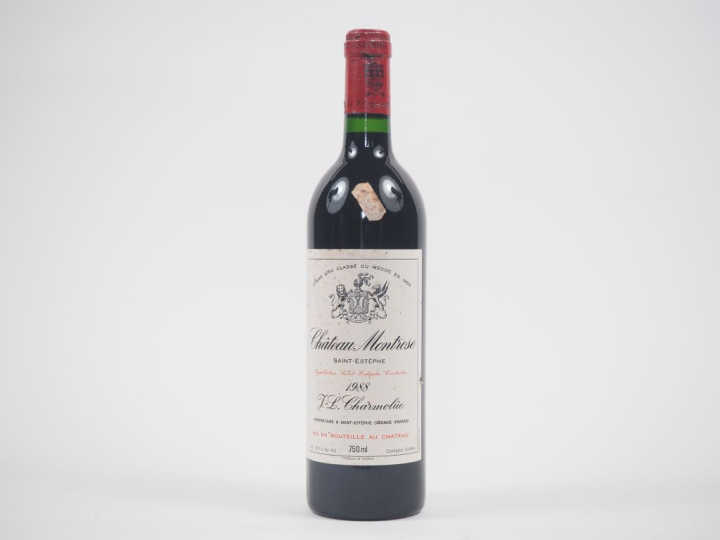 1 BOUTEILLE CHÂTEAU MONTROSE GCC ST ESTÈPHE - 1988 - CAPSULE ABIMÉE/EL