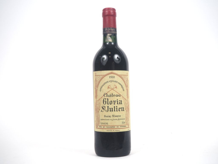 1 BOUTEILLE CHÂTEAU GLORIA ST JULIEN - 1988