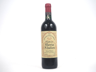 Vente aux enchères 1 BOUTEILLE CHÂTEAU GLORIA ST JULIEN - 1988