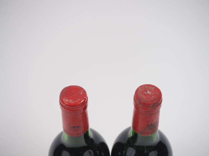 2 BOUTEILLE CHÂTEAU CHEVAL BLANC 1er GCC ST ÉMILION - 1974 - LB/1 ETLA