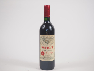 Vente aux enchères 1 BOUTEILLE PETRUS POMEROL - 1990 - ET/ÉTIQUETTE LÉGER PLISSÉE 