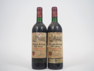 Vente aux enchères 2 BOUTEILLES CHÂTEAU CARTEAU CÔTES DAUGAY GC ST ÉMILION  - 1994 - BG/B
